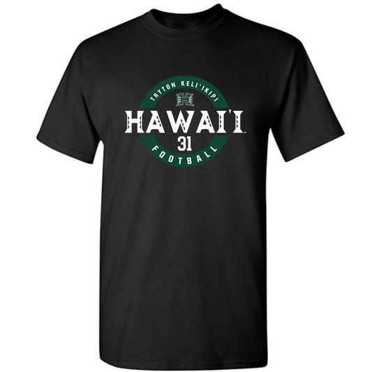 Hawaii - NCAA Football : Tryton Keli'ikipi - Classic Fashion Shersey T-Shirt-0