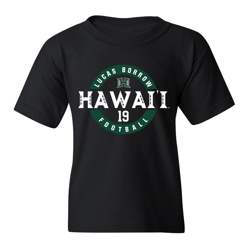 Hawaii - NCAA Football : Lucas Borrow - Classic Fashion Shersey Youth T-Shirt