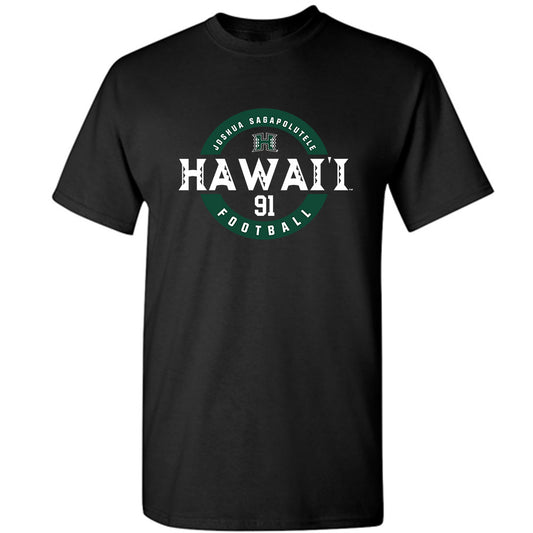 Hawaii - NCAA Football : Joshua Sagapolutele - Classic Fashion Shersey T-Shirt-0