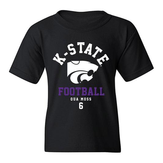 Kansas State - NCAA Football : Qua Moss - Fashion Shersey Youth T-Shirt-0