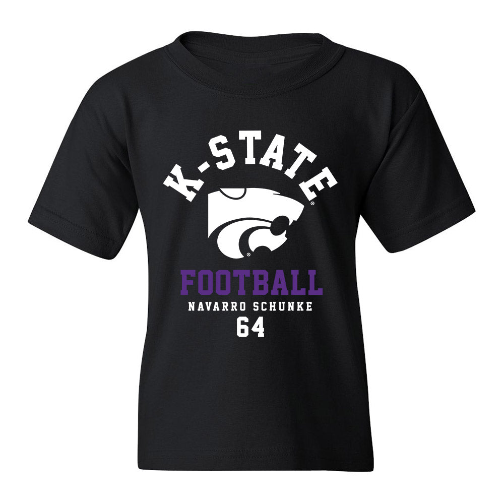 Kansas State - NCAA Football : Navarro Schunke - Youth T-Shirt