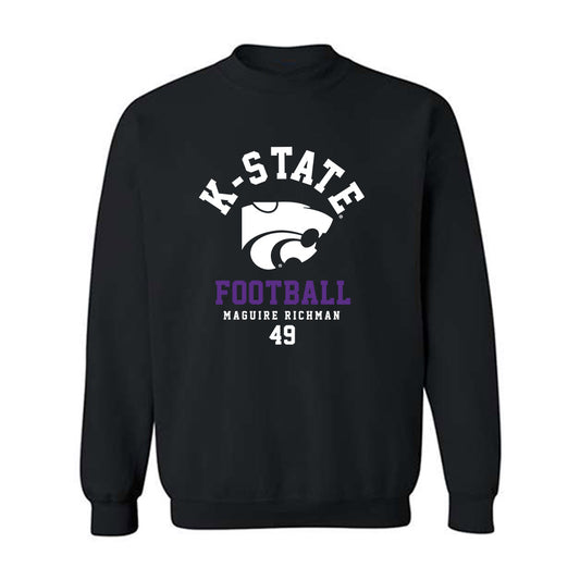 Kansas State - NCAA Football : Maguire Richman - Fashion Shersey Crewneck Sweatshirt-0