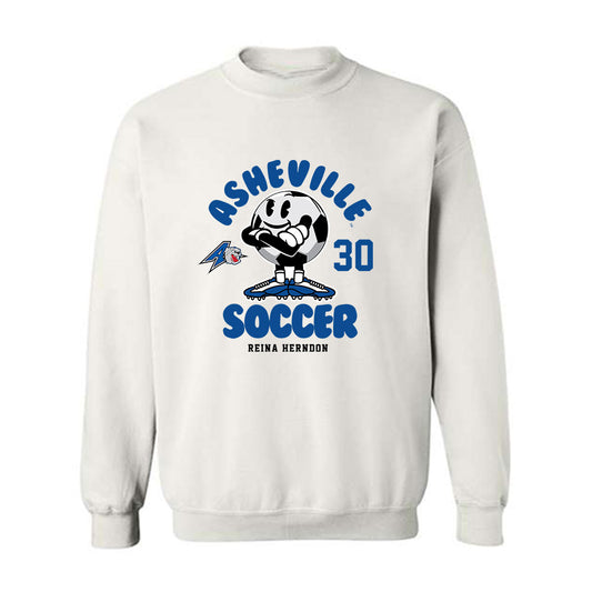 UNC Asheville - NCAA Women's Soccer : Reina Herndon - Fashion Shersey Crewneck Sweatshirt-0