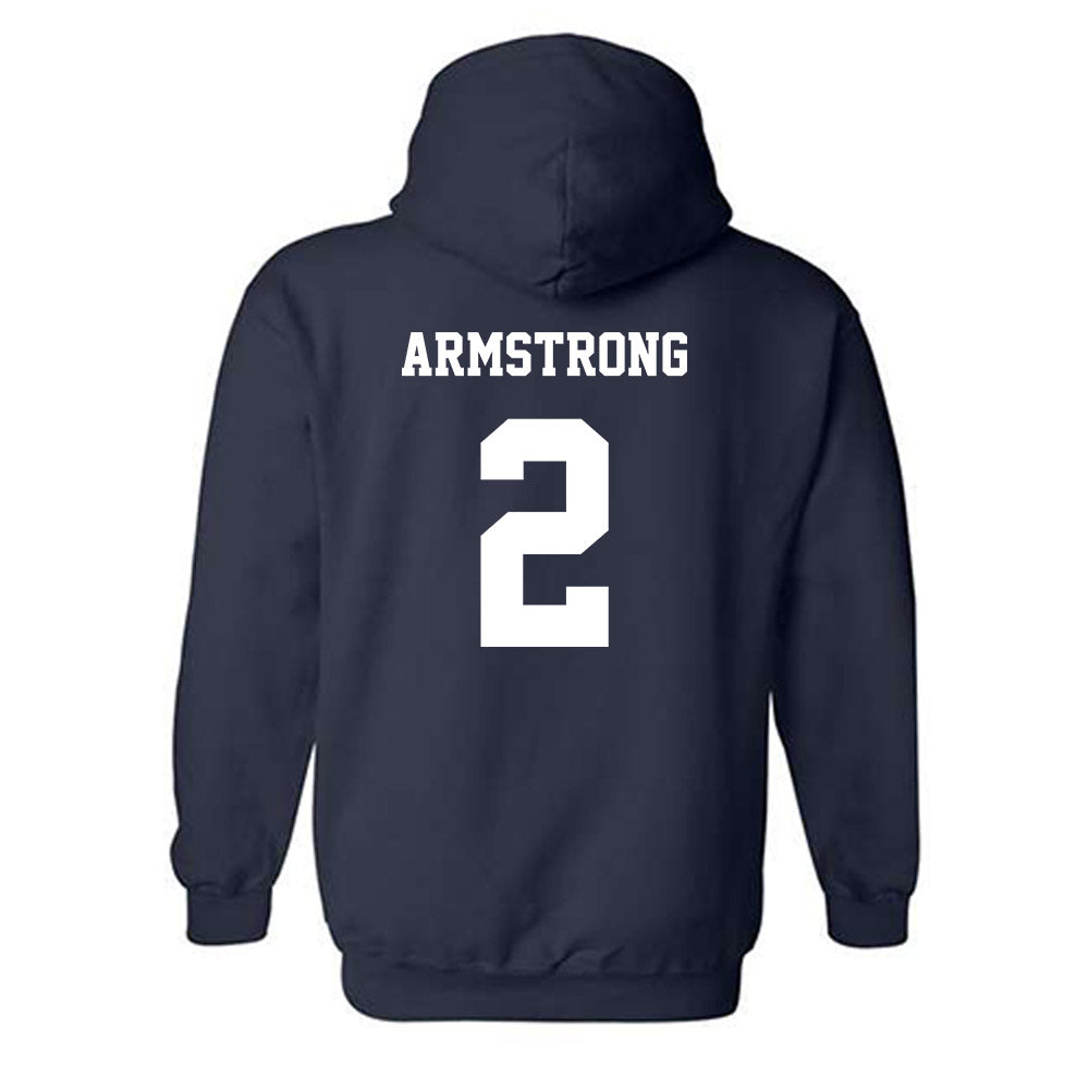 BU - NCAA Football : Mason Armstrong - Classic Shersey Hooded Sweatshirt-1