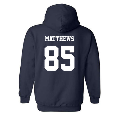 BU - NCAA Football : Blake Matthews - Classic Shersey Hooded Sweatshirt-1