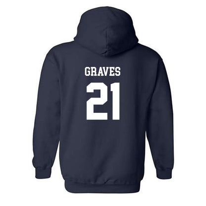 Butler - NCAA Softball : Kendall Graves - Classic Shersey Hooded Sweatshirt-1