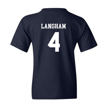 BU - NCAA Women's Basketball : Kennedy Langham - Youth T-Shirt-1