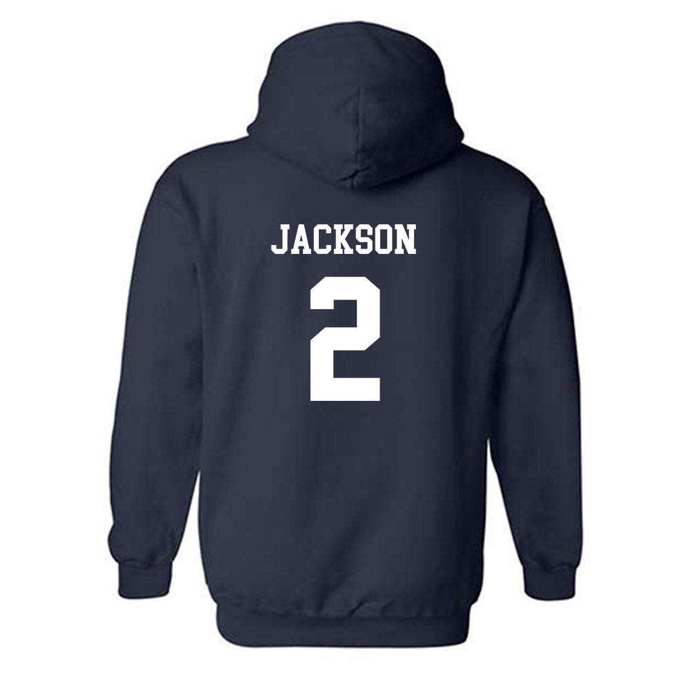 Butler - NCAA Men's Basketball : Jalen Jackson - Hooded Sweatshirt-1