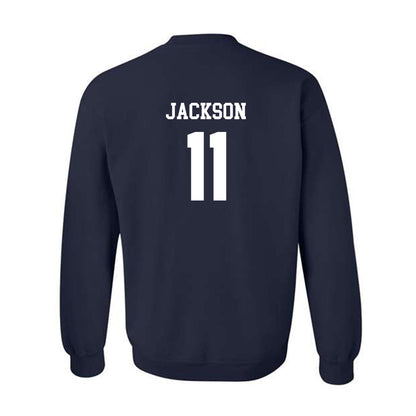 BU - NCAA Women's Basketball : Nevaeh Jackson - Crewneck Sweatshirt-1