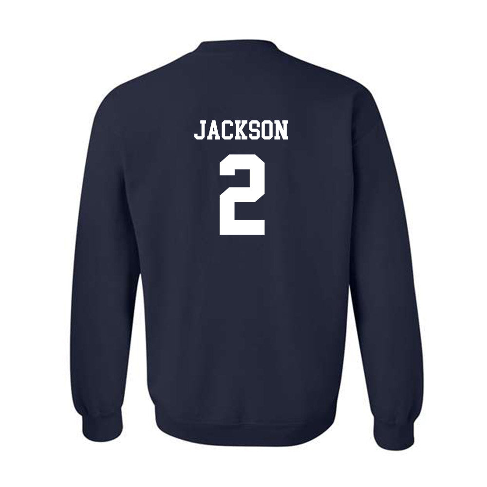 Butler - NCAA Men's Basketball : Jalen Jackson - Crewneck Sweatshirt-1