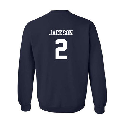 Butler - NCAA Men's Basketball : Jalen Jackson - Crewneck Sweatshirt-1