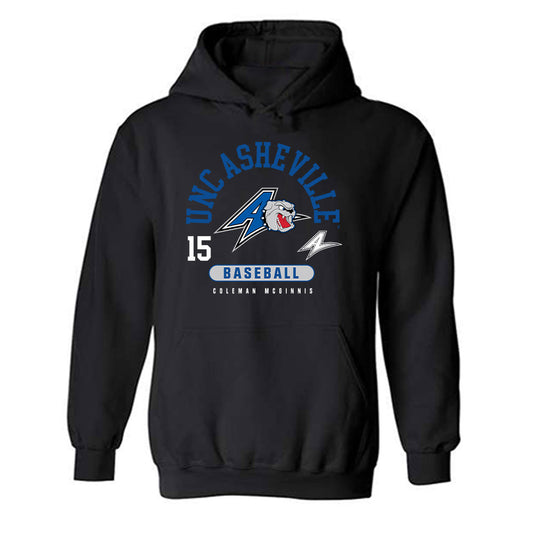 UNC Asheville - NCAA Baseball : Coleman McGinnis - Classic Fashion Shersey Hooded Sweatshirt-0