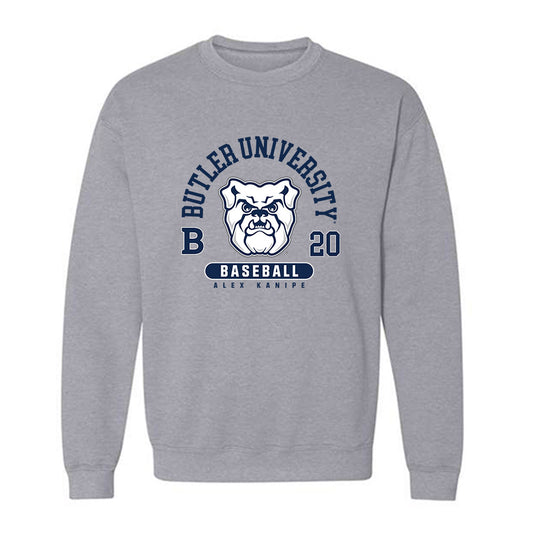 Butler - NCAA Baseball : Alex Kanipe - Classic Fashion Shersey Crewneck Sweatshirt-0