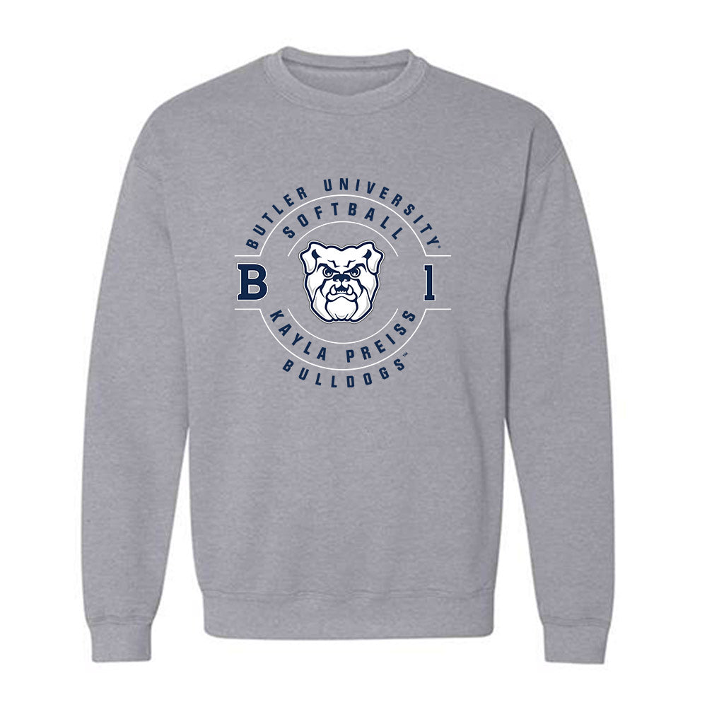 Butler - NCAA Softball : Kayla Preiss - Classic Fashion Shersey Crewneck Sweatshirt-0