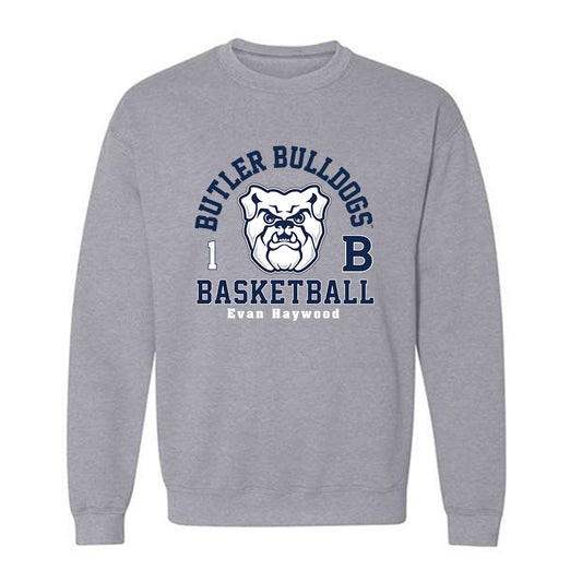 Butler - NCAA Men's Basketball : Evan Haywood - Classic Fashion Shersey Crewneck Sweatshirt-0