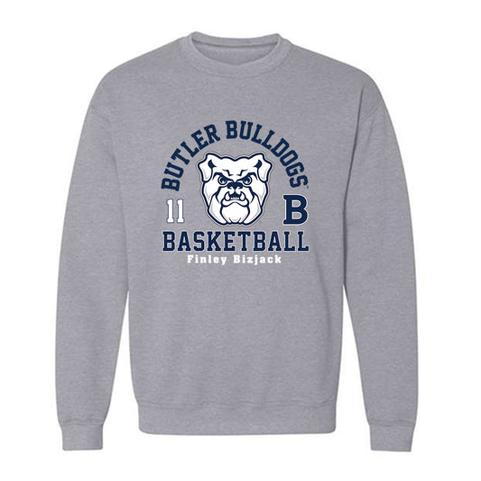 Butler - NCAA Men's Basketball : Finley Bizjack - Classic Fashion Shersey Crewneck Sweatshirt-0