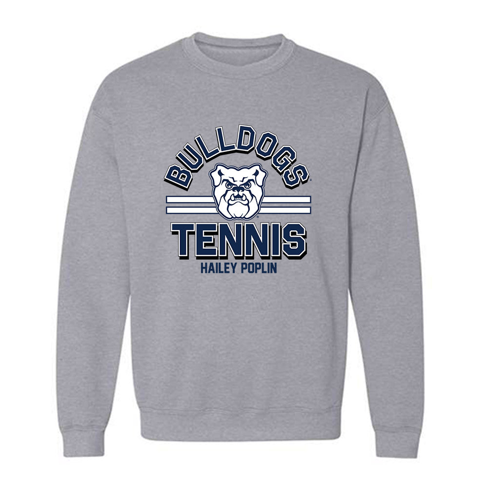 Butler - NCAA Women's Tennis : Hailey Poplin - Classic Fashion Shersey Crewneck Sweatshirt-0