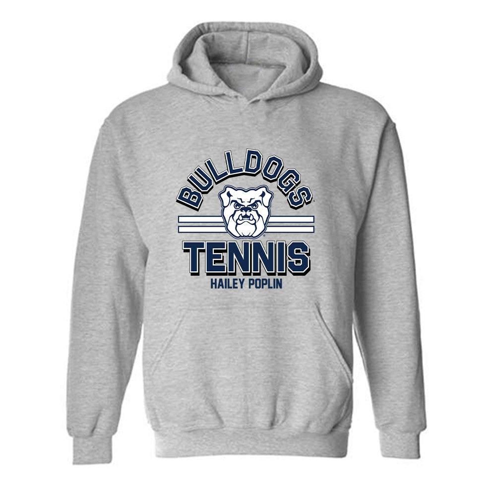 Butler - NCAA Women's Tennis : Hailey Poplin - Classic Fashion Shersey Hooded Sweatshirt-0