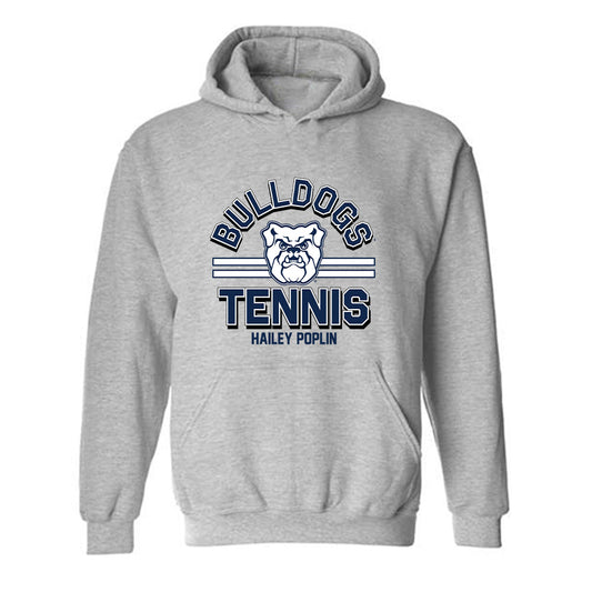 Butler - NCAA Women's Tennis : Hailey Poplin - Classic Fashion Shersey Hooded Sweatshirt-0