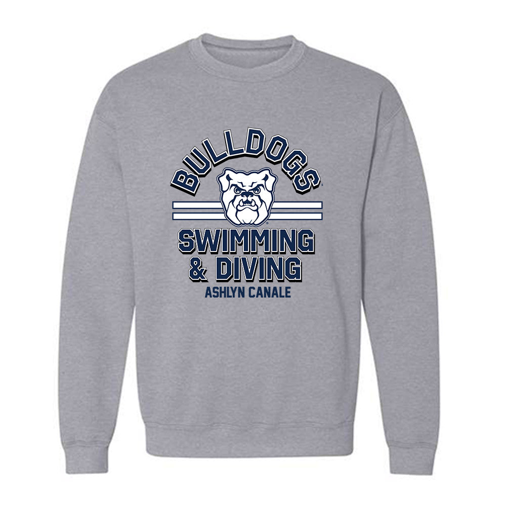 Butler - NCAA Women's Swimming & Diving : Ashlyn Canale - Classic Fashion Shersey Crewneck Sweatshirt-0