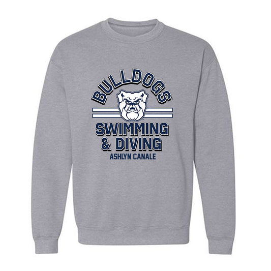 Butler - NCAA Women's Swimming & Diving : Ashlyn Canale - Classic Fashion Shersey Crewneck Sweatshirt-0