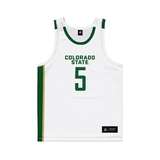Colorado State - NCAA Women's Basketball : Jadyn Fife - White Basketball Jersey