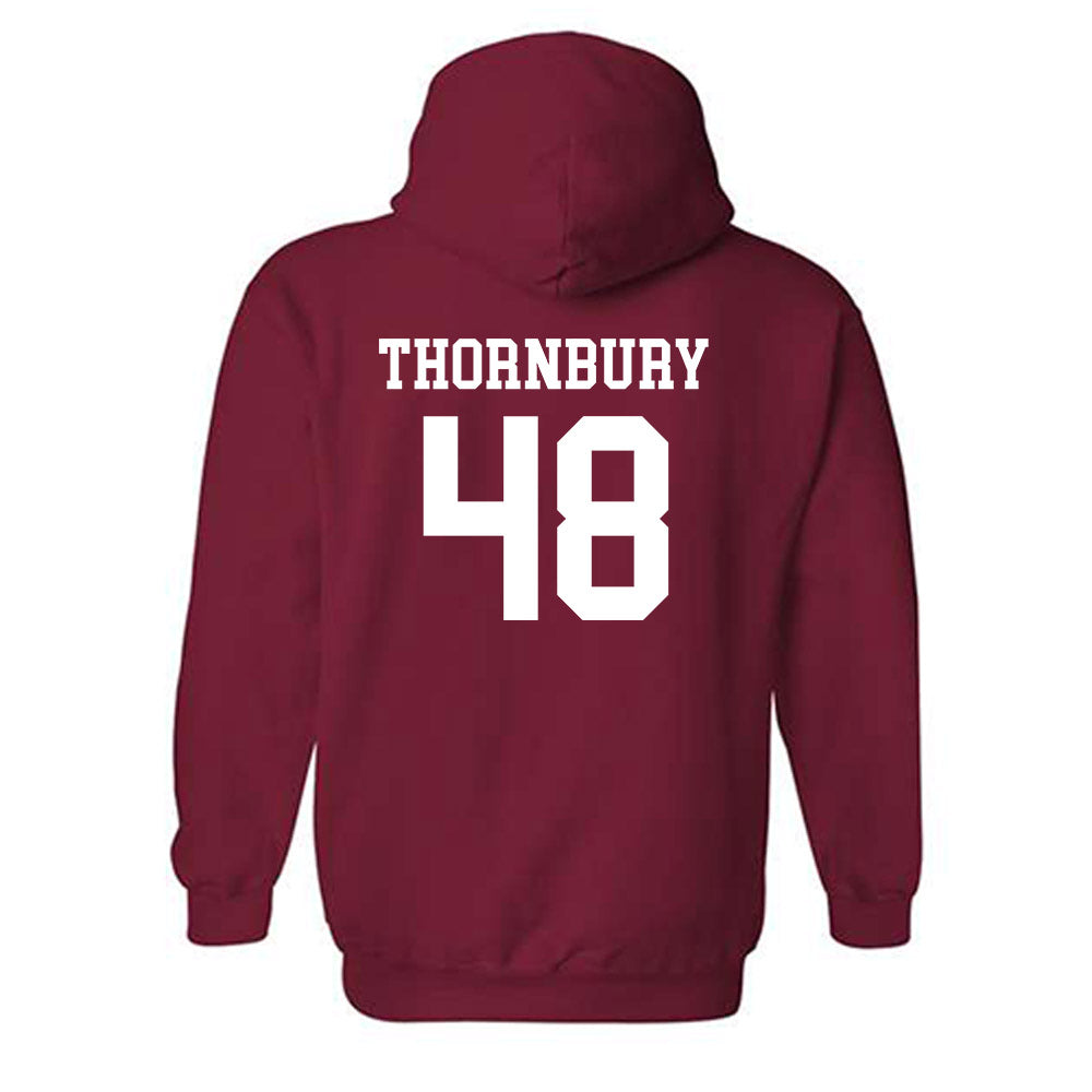 Fresno State - NCAA Baseball : Wyatt Thornbury - Classic Shersey Hooded Sweatshirt-1