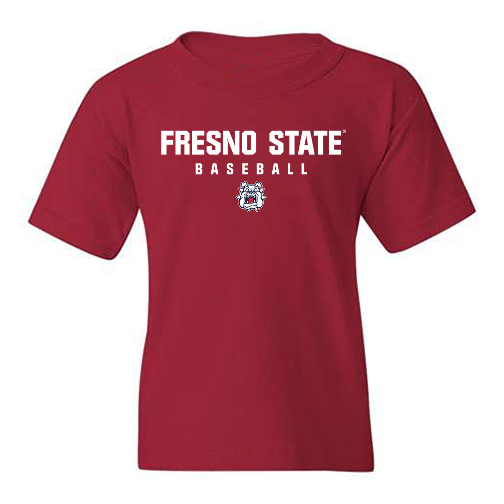 Fresno State - NCAA Baseball : Douglas Crystal - Classic Shersey Youth T-Shirt-0