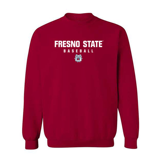 Fresno State - NCAA Baseball : Bo Rico - Classic Shersey Crewneck Sweatshirt-0