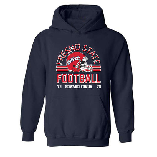 Fresno State - NCAA Football : Edward Fonua - Classic Fashion Shersey Hooded Sweatshirt
