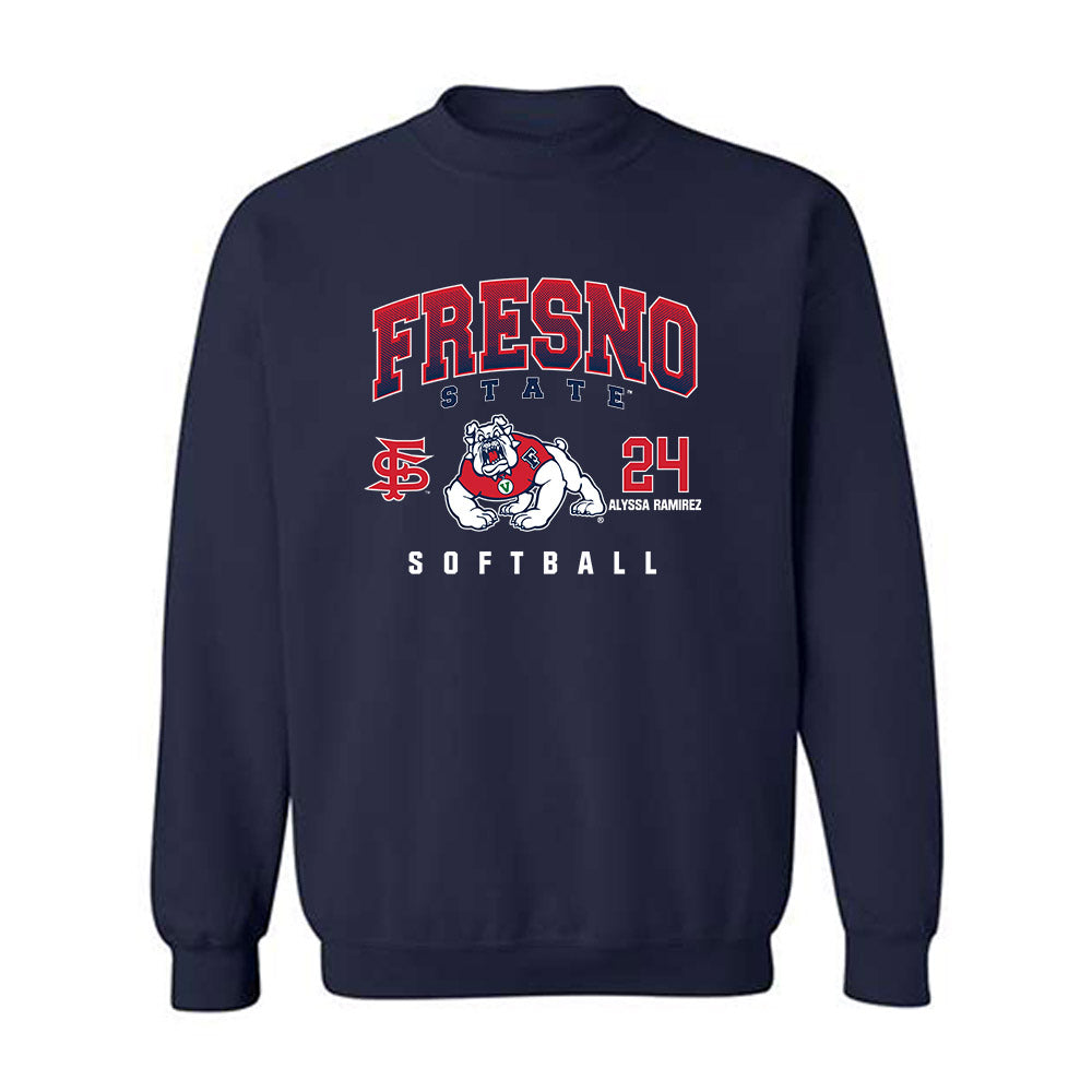 Fresno State - NCAA Softball : Alyssa Ramirez - Classic Fashion Shersey Crewneck Sweatshirt-0