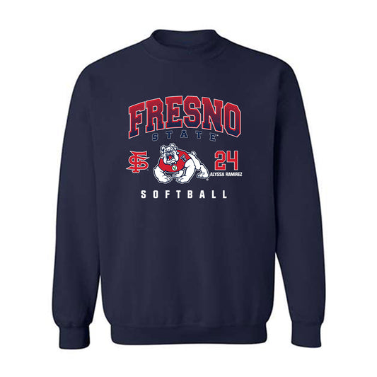 Fresno State - NCAA Softball : Alyssa Ramirez - Classic Fashion Shersey Crewneck Sweatshirt-0