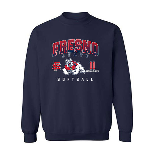 Fresno State - NCAA Softball : Larissa Flores - Classic Fashion Shersey Crewneck Sweatshirt-0