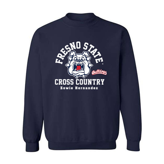 Fresno State - NCAA Women's Cross Country : Zowie Hernandez - Classic Fashion Shersey Crewneck Sweatshirt-0