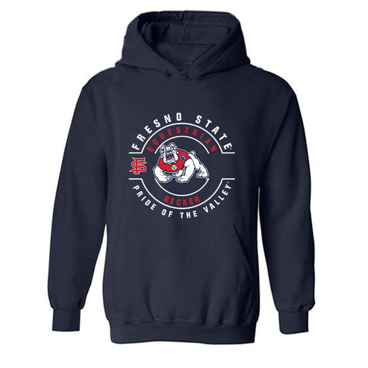 Fresno State - NCAA Equestrian : Alana Becker - Classic Fashion Shersey Hooded Sweatshirt-0