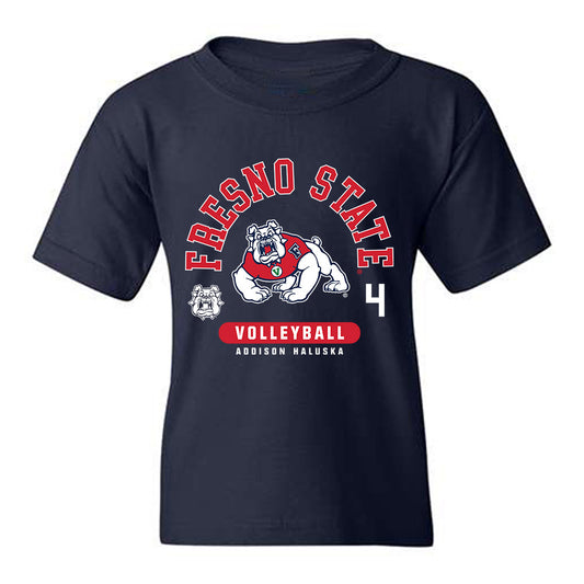 Fresno State - NCAA Women's Volleyball : Addison Haluska - Classic Fashion Shersey Youth T-Shirt-0