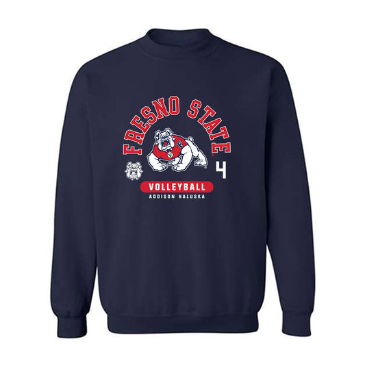 Fresno State - NCAA Women's Volleyball : Addison Haluska - Classic Fashion Shersey Crewneck Sweatshirt-0