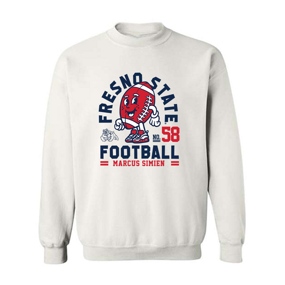 Fresno State - NCAA Football : Marcus Simien - Fashion Shersey Crewneck Sweatshirt-0
