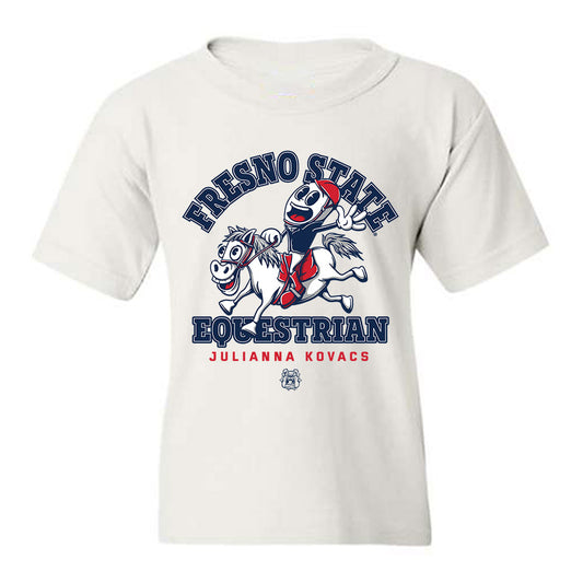 Fresno State - NCAA Equestrian : Julianna Kovacs - Fashion Shersey Youth T-Shirt-0