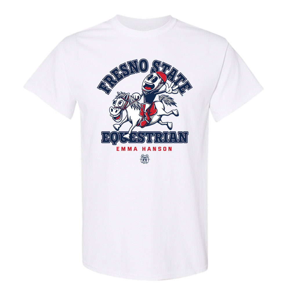 Fresno State - NCAA Equestrian : Emma Hanson - Fashion Shersey T-Shirt-0