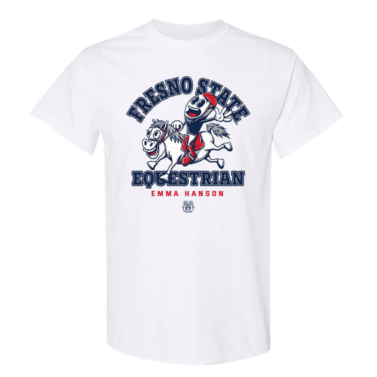 Fresno State - NCAA Equestrian : Emma Hanson - Fashion Shersey T-Shirt-0