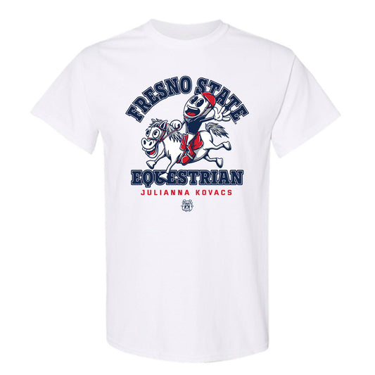 Fresno State - NCAA Equestrian : Julianna Kovacs - Fashion Shersey T-Shirt-0