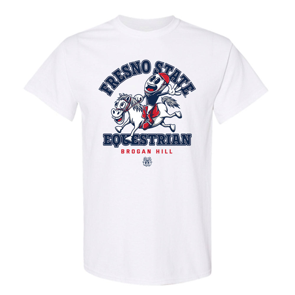 Fresno State - NCAA Equestrian : Brogan Hill - Fashion Shersey T-Shirt-0