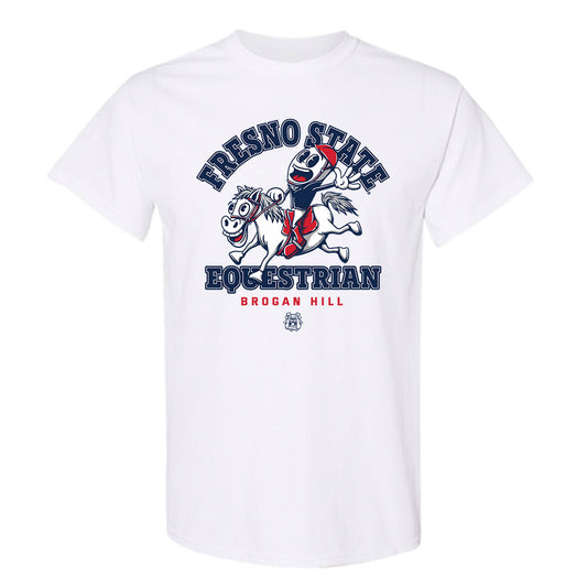 Fresno State - NCAA Equestrian : Brogan Hill - Fashion Shersey T-Shirt-0
