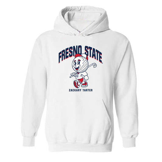 Fresno State - NCAA Men's Golf : Zackary Tarter - Fashion Shersey Hooded Sweatshirt-0