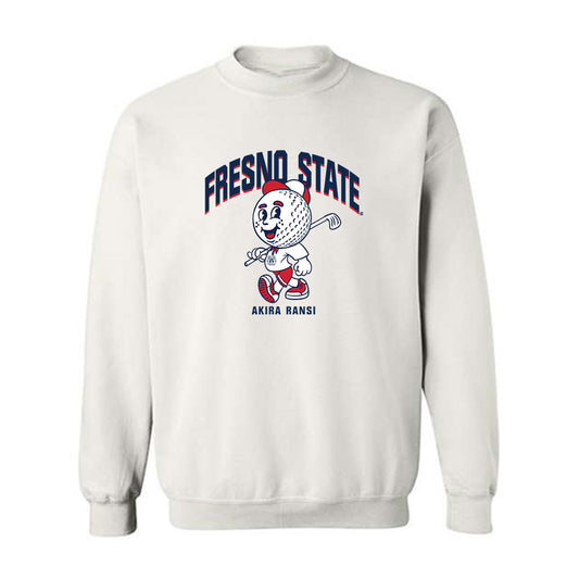 Fresno State - NCAA Men's Golf : Akira Ransi - Fashion Shersey Crewneck Sweatshirt-0