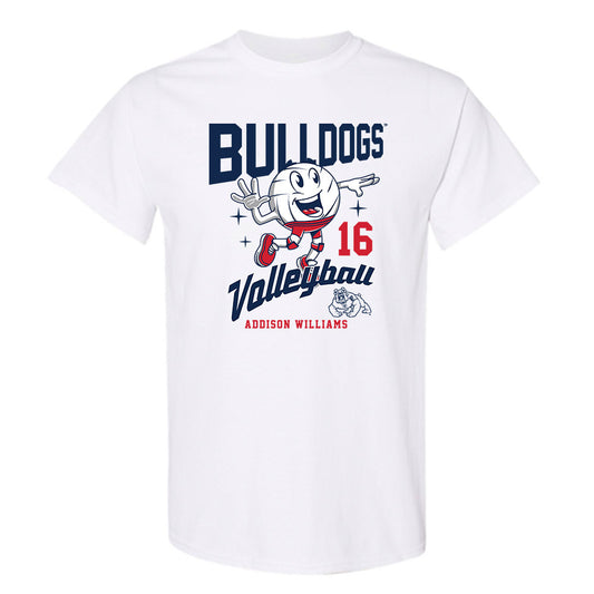 Fresno State - NCAA Women's Volleyball : Addison Williams - Fashion Shersey T-Shirt-0