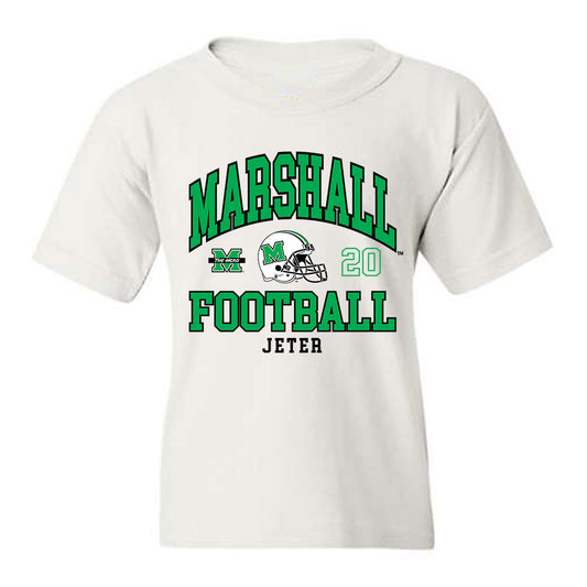 Marshall - NCAA Football : TaShawn Jeter - Youth T-Shirt-0