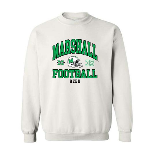 Marshall - NCAA Football : Cace Reed - Crewneck Sweatshirt-0