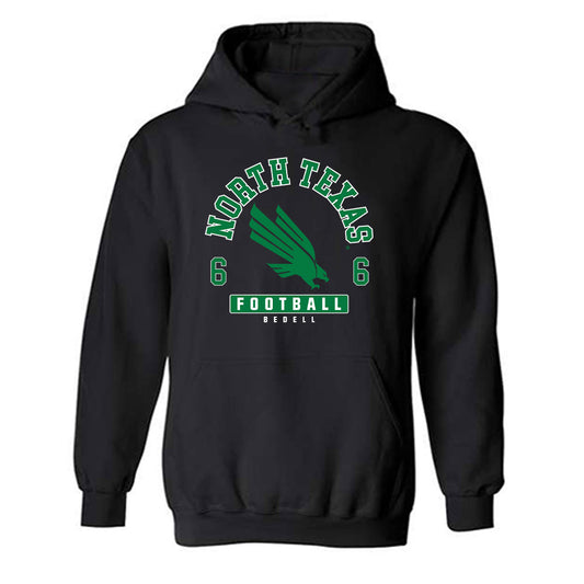 North Texas - NCAA Women's Volleyball : Reagan Bedell - Fashion Shersey Hooded Sweatshirt-0